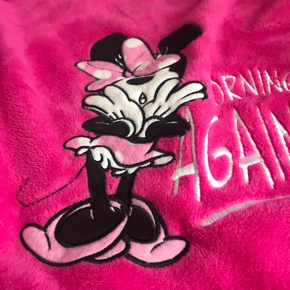 Never worn Minnie pajamas fuzzy and warm - Picture 4 of 5